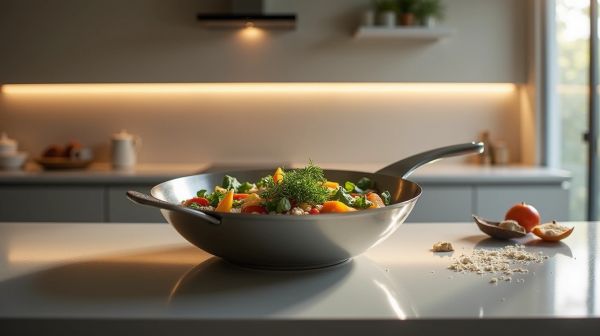 Optimiser sa cuisine avec la poêle inox Poeleo pour des préparations saines